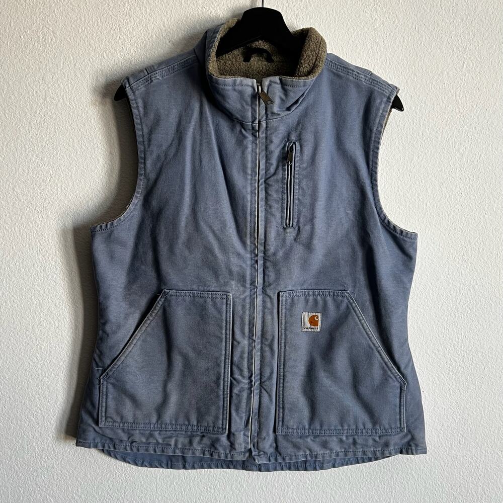 Carhartt WOMENS WV002 CUB blue work wear vest